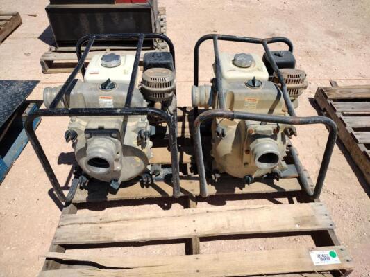 (2) Honda WT30X Trash Pumps