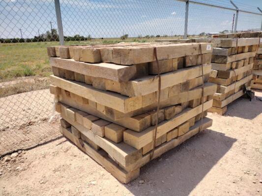 (1) Stack of 4" x 6" x 48" Wooden Skids