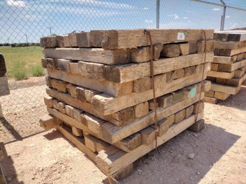 (1) Stack of 4" x 6" x 48" Wooden Skids