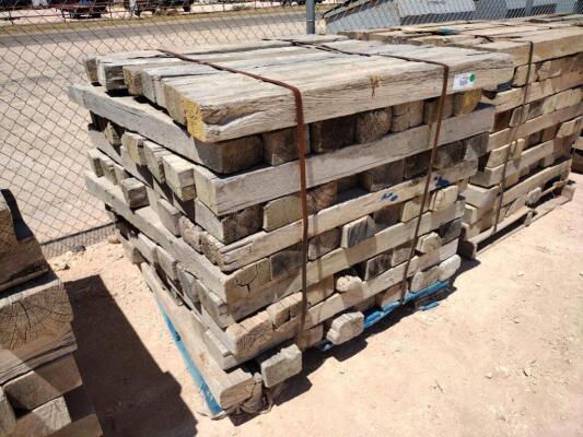 (1) Stack of 4" x 6" x 48" Wooden Skids