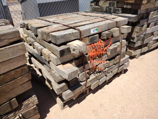 (1) Stack of 4" x 6" x 48" Wooden Skids