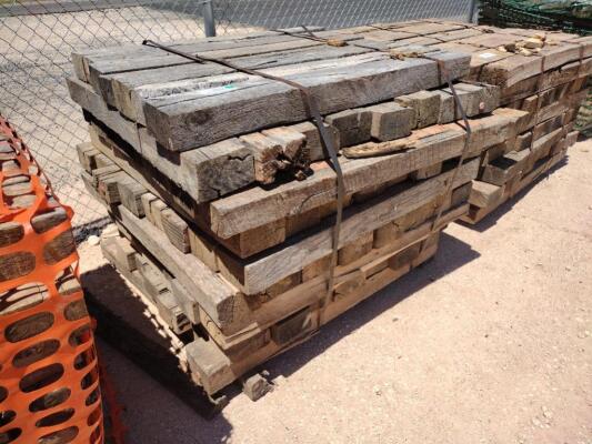 (1) Stack of 4" x 6" x 48" Wooden Skids