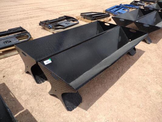 Unused (2) Heavy Duty 90'' Cattle Feeders