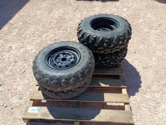 (4) ATV Wheels w/Tires 24x8-12