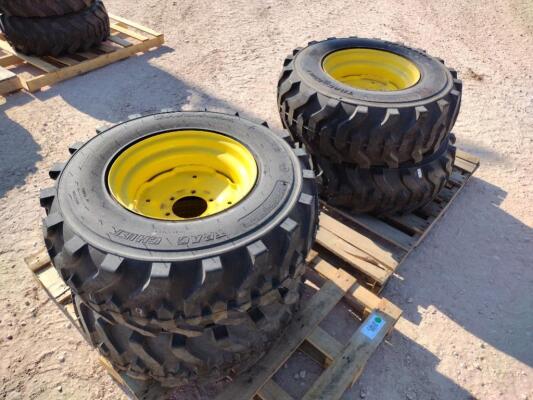 (4) 6 Lug Implement Wheels w/New Tires 305/70-16.5