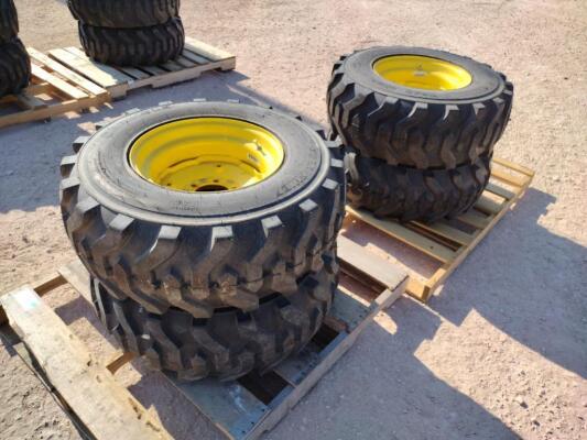 (4) 6 Lug Implement Wheels w/New Tires 305/70-16.5