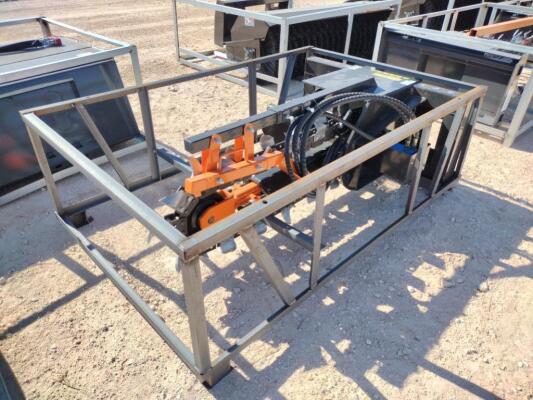 Unused Mower King ECSSCT72 Trencher (Skid Steer Attachment)