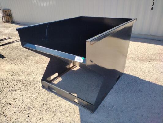 Unused 1.5 CY. Skid Steer Hopper w/Fork Pockets