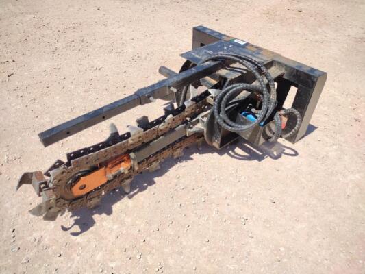 Used Mower King ECSSCT72 Trencher (Skid Steer Attachment)