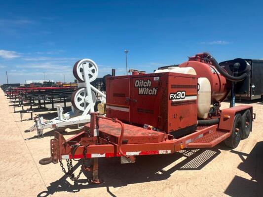 2012 Ditch Witch FX30 Hydro Vac Trailer