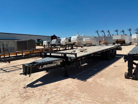 Lamar Pintle Hitch 26Ft Equipment Trailer