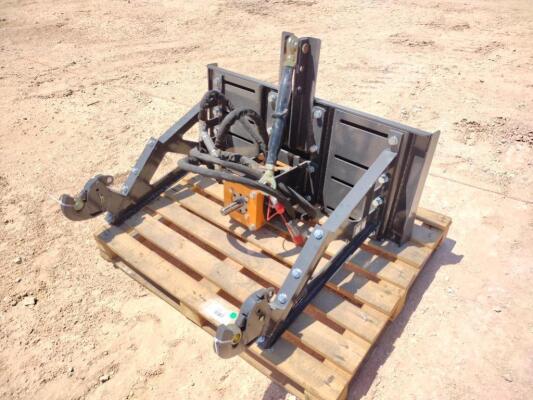 Unused Wolverine PHA-15-02C, 3 Point Hitch with PTO Drive (Skid Steer Attachment)