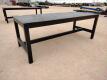 Unused 8Ft x 38" Metal Shop Table - 3