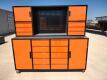 Unused Work Bench,16 Drawers and 4 Cabinets