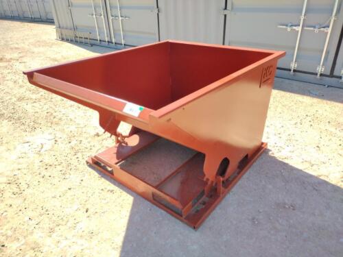 Unused 1.5 CY. Self Dumping Hopper w/Fork Pockets