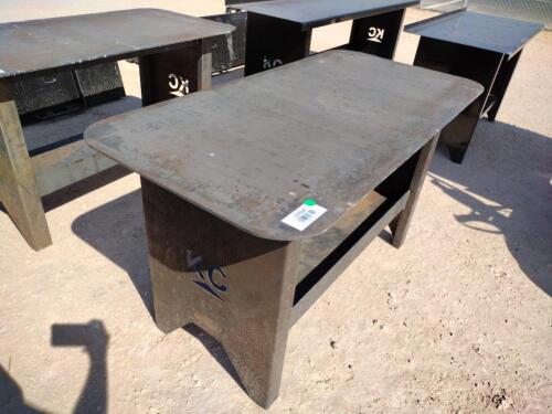 Unused 30'' x 57'' Welding Table w/Shelf (5/16'' Top)