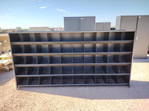 Unused 10Ft (50 Bin) Metal Bolt Bin