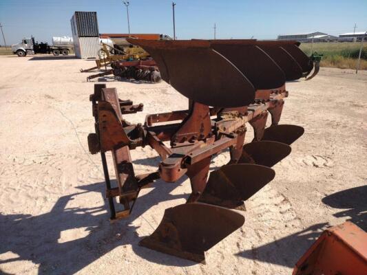 White 6342 4 Bottom Rollover Plow