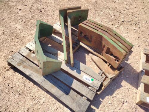 John Deere 4020 Front Weights with Mounting Bracket