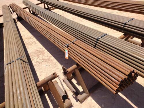Bundle w/(57) Joints of 1 1/4” Steel Tubing 21Ft Long