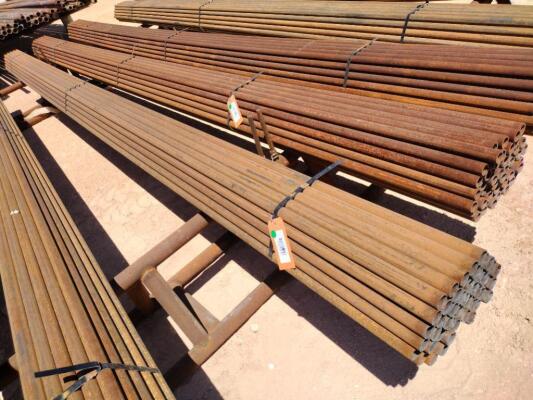 Bundle w/(50) Joints of 1 1/2” Steel Tubing 20Ft Long