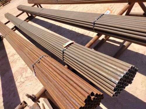 Bundle w/(57) Joints of 1 1/4” Steel Tubing 21Ft Long