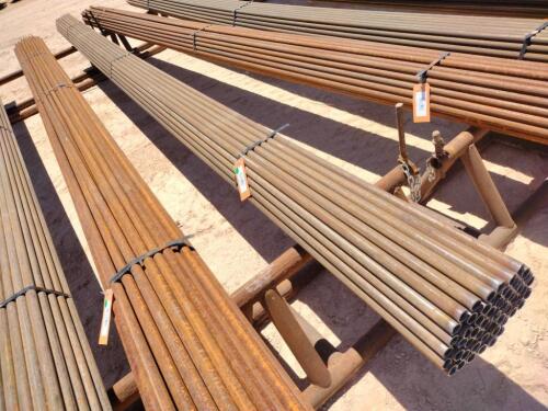 Bundle w/(57) Joints of 1 1/4” Steel Tubing 21Ft Long