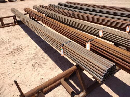 Bundle w/(57) Joints of 1 1/4” Steel Tubing 21Ft Long