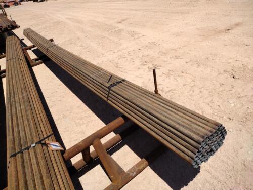 Bundle w/(57) Joints of 1 1/4” Steel Tubing 21Ft Long