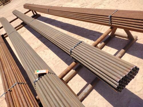 Bundle w/(57) Joints of 1 1/4” Steel Tubing 21Ft Long