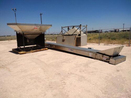 Adams Fertilizer Hopper and Conveyor/Grain Storage Bin