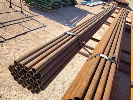 Bundle w/(37) Joints of 2 3/8” Steel Tubing