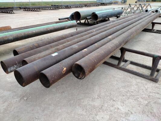 (3) Joints 8'' Steel Pipe (3) Joints 9'' Steel Pipe
