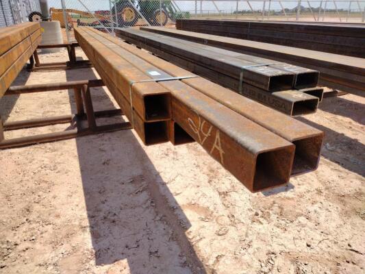 (6) pcs of 5" Square Tubing