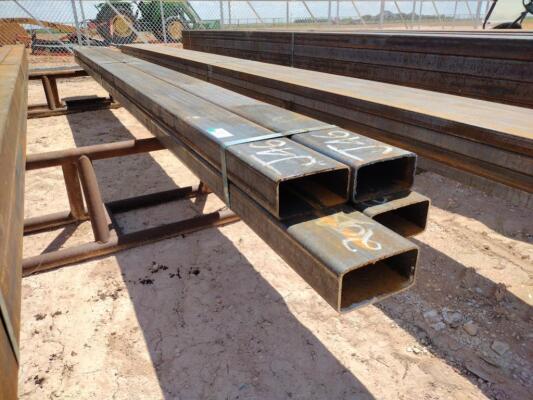 (4) pcs of 4x8" Rec Tubing