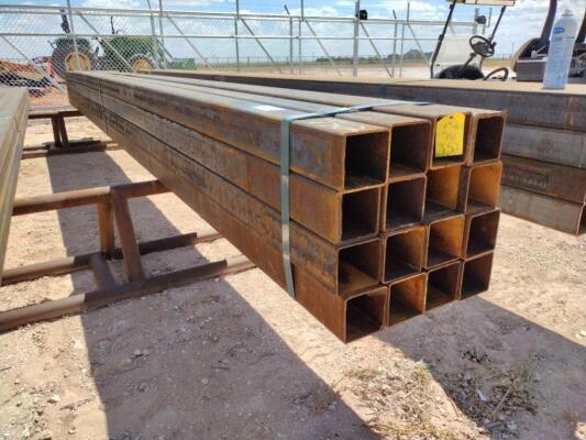 (16) pcs of 4" Square Tubing