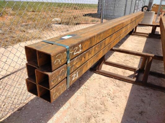 (6) pcs of 5" Square Tubing