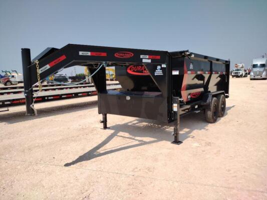 Unused 2023 Delco 14Ft Gooseneck Roll Off Trailer