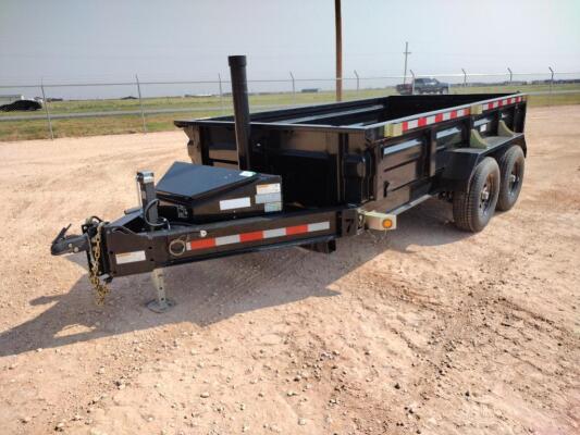 Unused 2023 Darpah 12Ft Dump Trailer