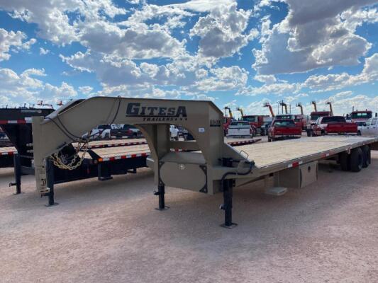 Unused Gitesa Gooseneck Trailer VIN# 00015