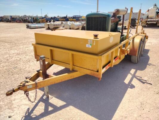 Portable Detroit Pump Motor w/300 Gallon Fuel Tank VIN# 37053