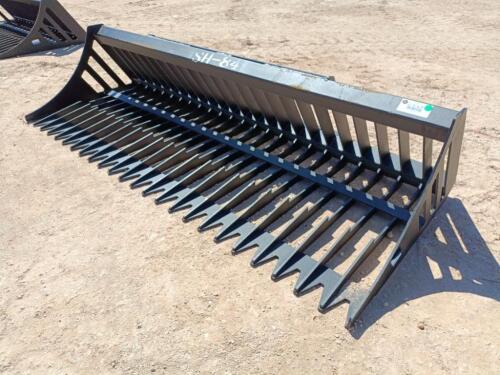 Unused 84" Rock Bucket (Skid Steer Attachment)