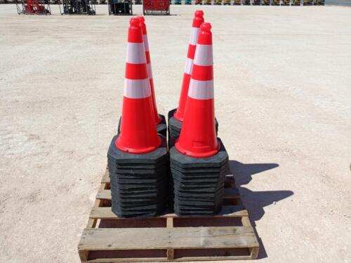 (50) Unused Safety Traffic Cones