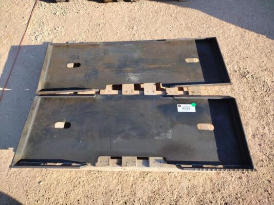 (2) Unused Formed Skid Steer Frames