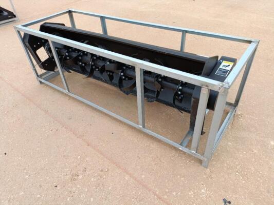 Unused 72'' Rotary Tiller (Skid Steer Attachment)