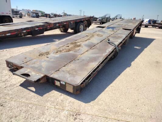 1981 Fruehauf 40Ft Flatbed Winch Trailer