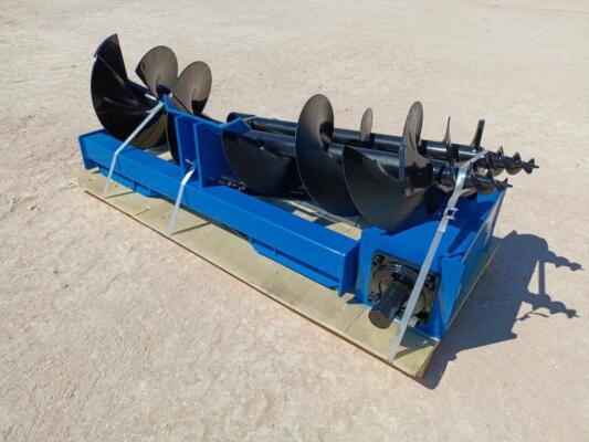 Unused GIYI Skid Steer Auger Set