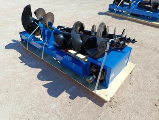 Unused GIYI Skid Steer Auger Set