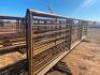 (5) Free Standing 24Ft Fence Panels,