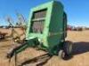 John Deere 466 Round Bale Baler